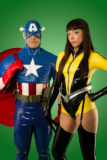 Custom Couture Latex Superheroes Outfits