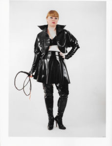 Latex Bolero Jacket Skating Skirt